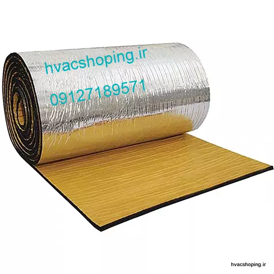 عايق الاستومري رولي ضخامت 25 پشت چسب نخدار